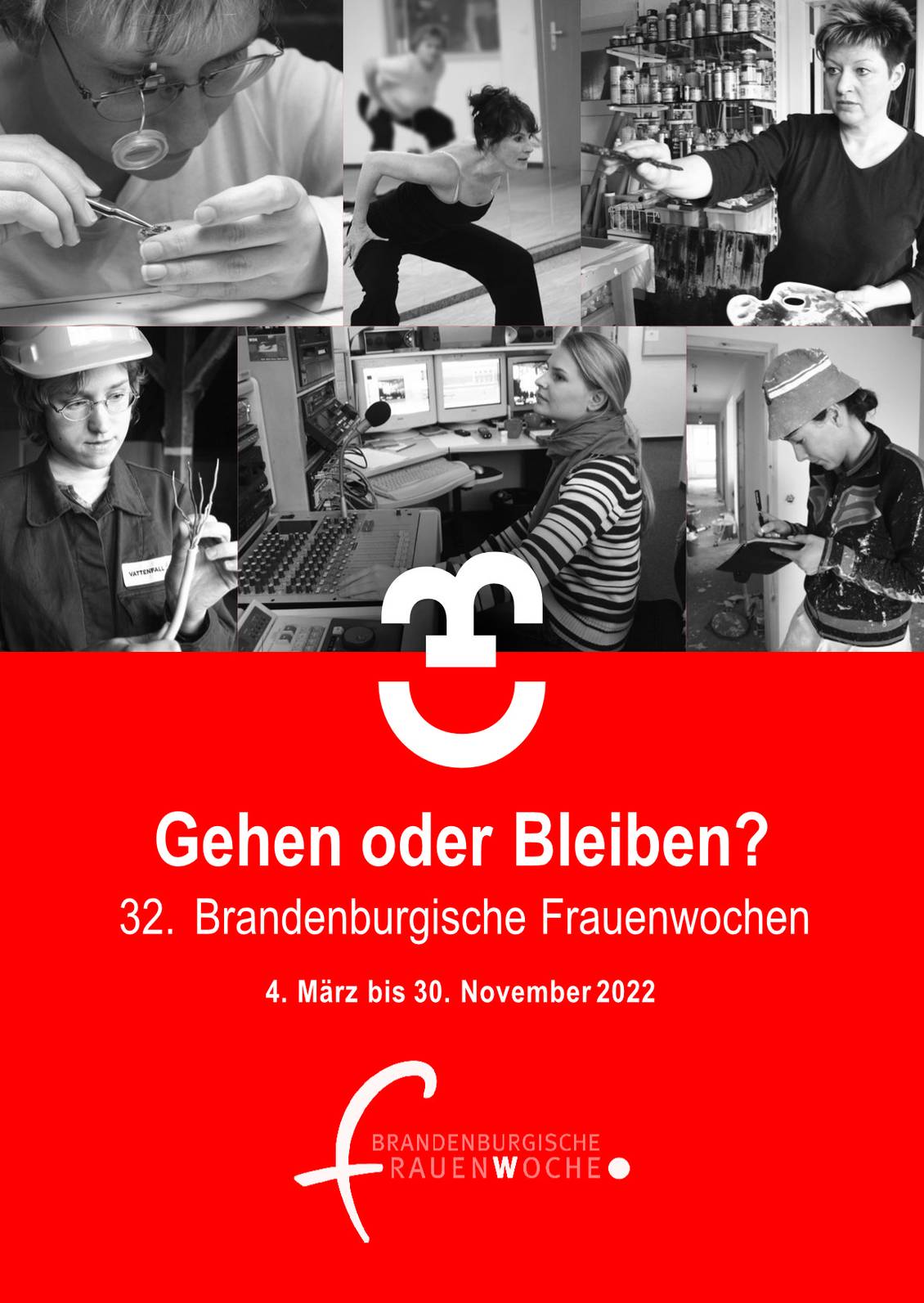 Titelseite des Programmheftes zur Brandenburger Frauenwoche